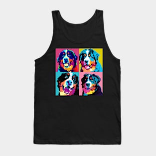 Bernese Mountain Dog Pop Art - Dog Lover Gifts Tank Top